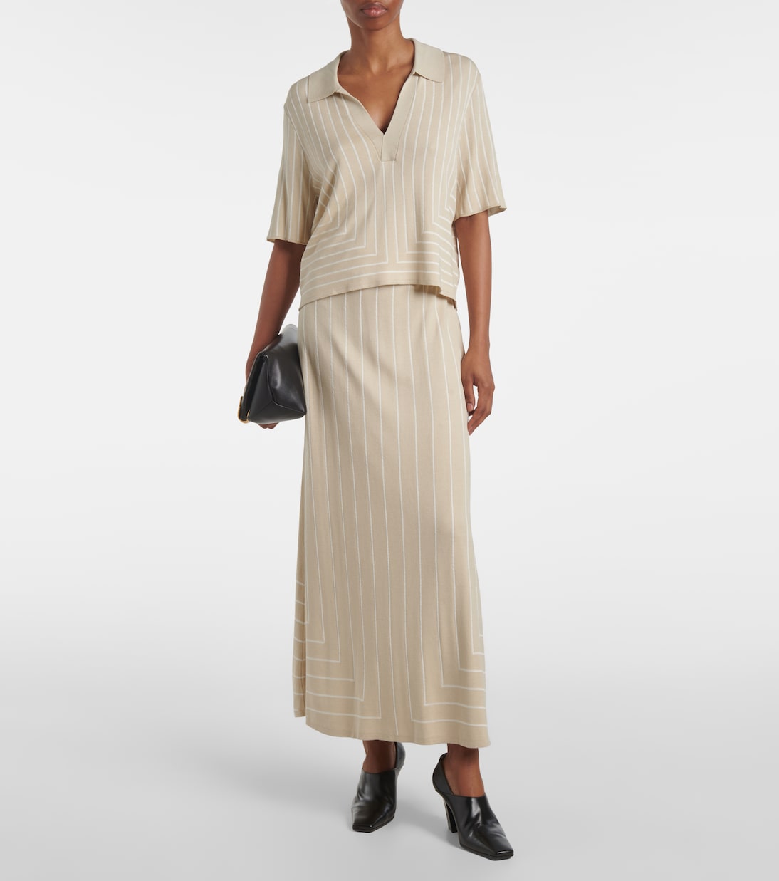 Maxirock aus Baumwolle und Seide | Joseph