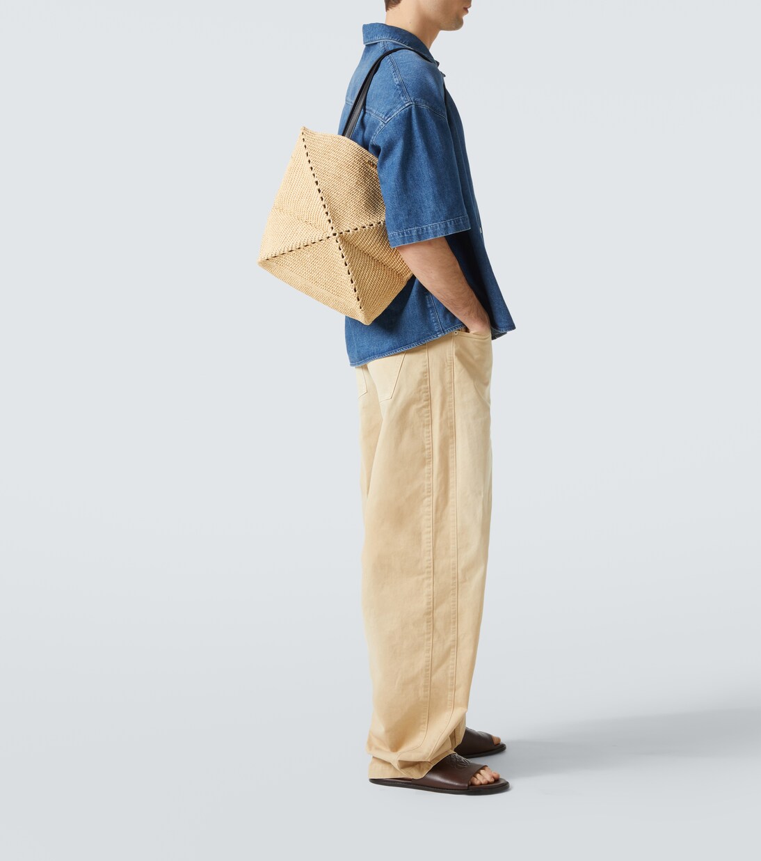 Paula's Ibiza Puzzle Fold Medium tote bag | Loewe