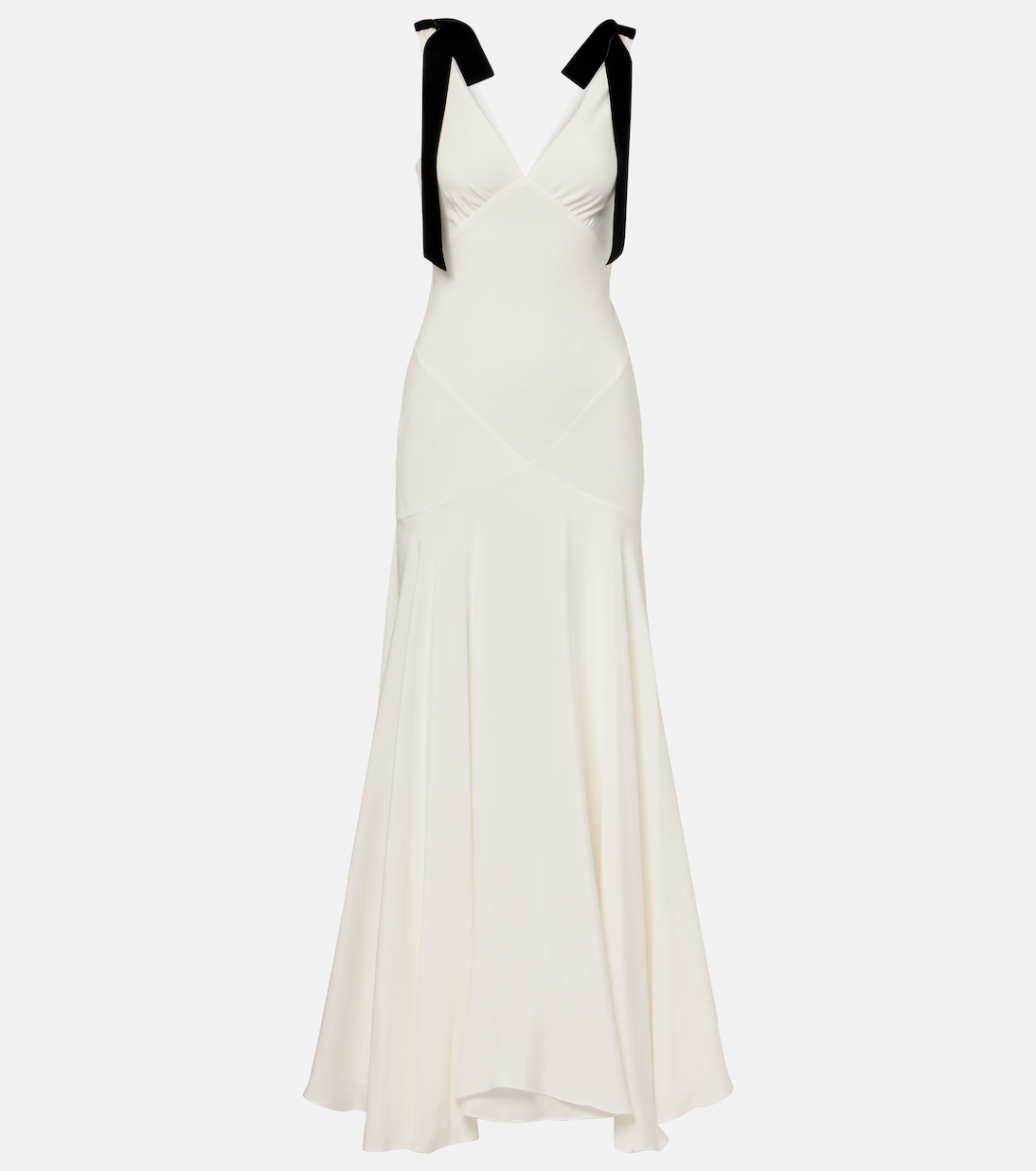 Robe longue en crêpe de soie | Rodarte