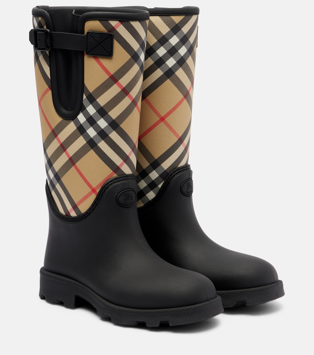 Marsh Burberry Check rain boots  | Burberry
