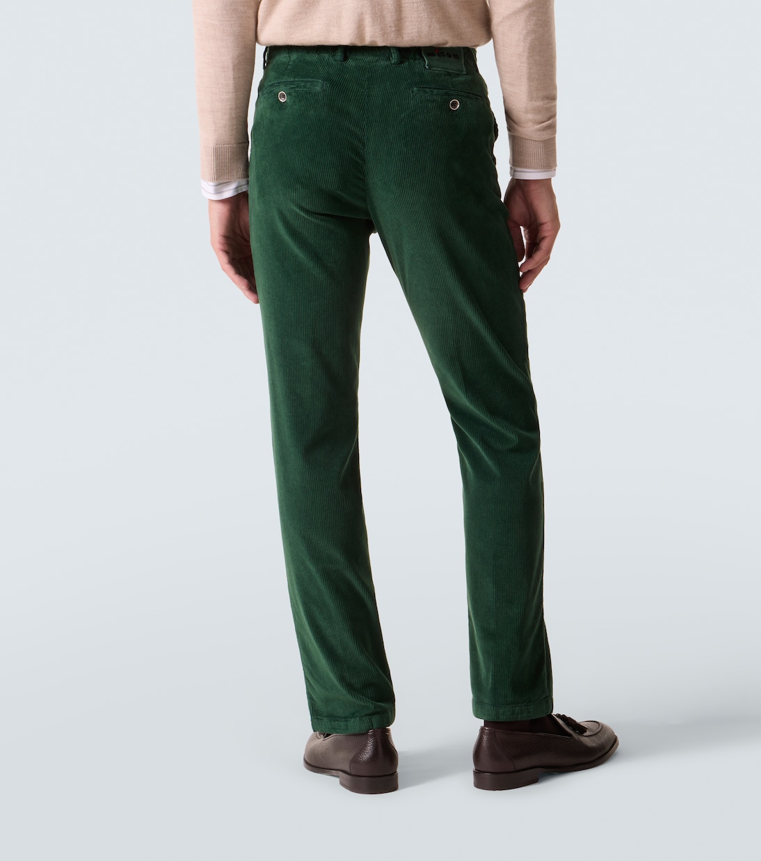 Cotton-blend corduroy slim pants | Kiton