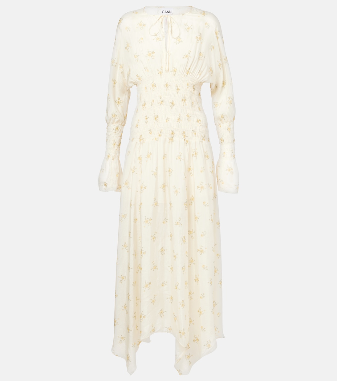 Abito lungo con stampa | Ganni