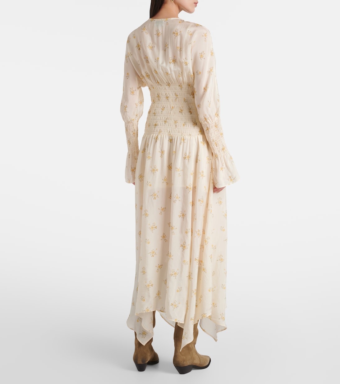 Abito lungo con stampa | Ganni