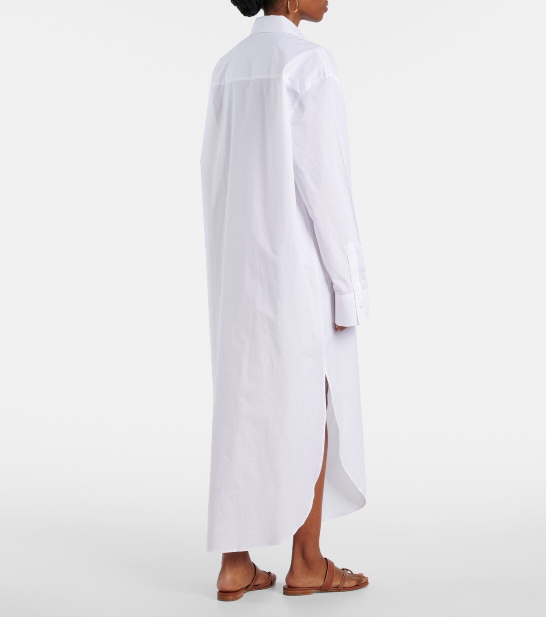 Robe chemise Helena en coton | The Frankie Shop