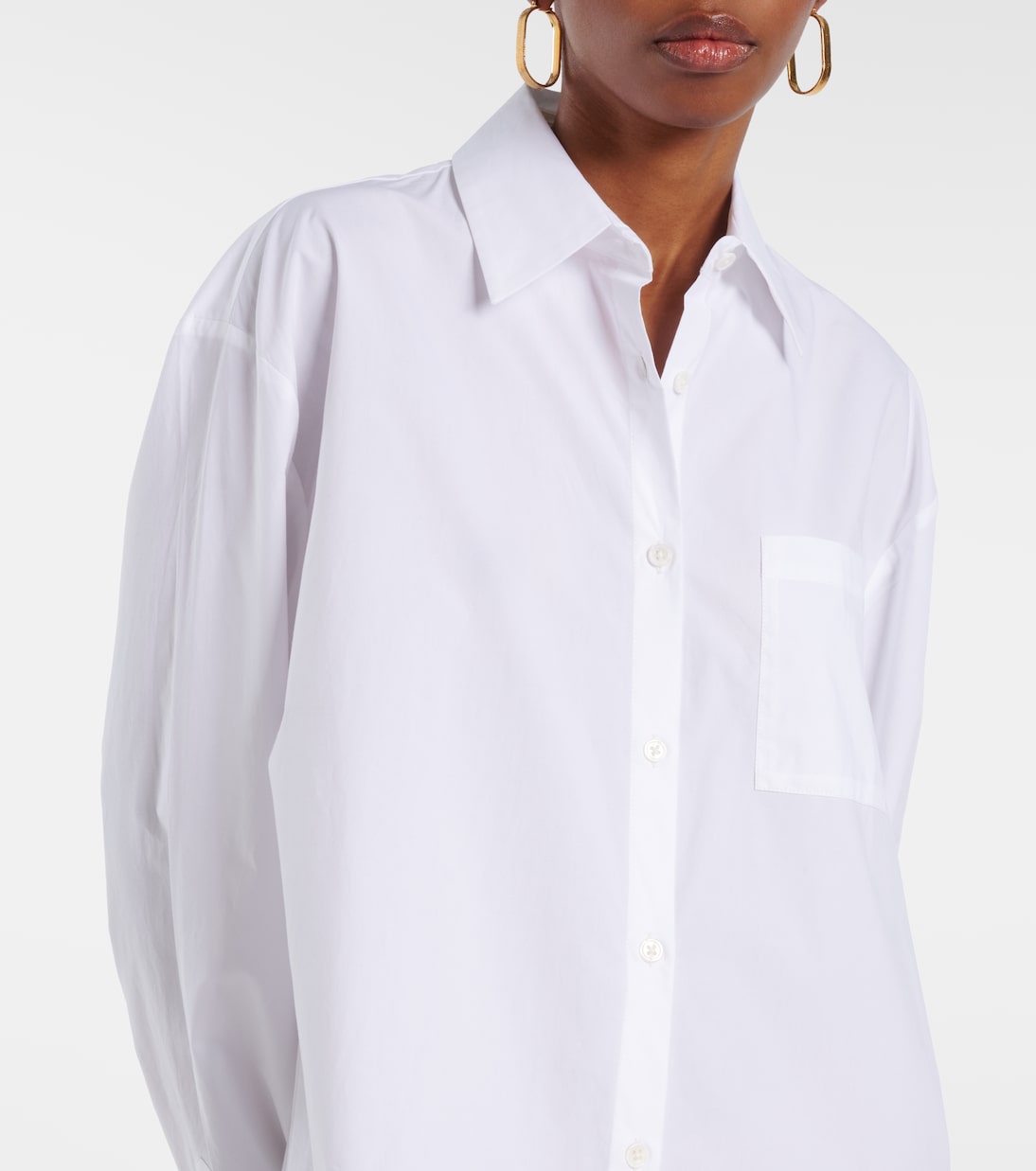 Robe chemise Helena en coton | The Frankie Shop