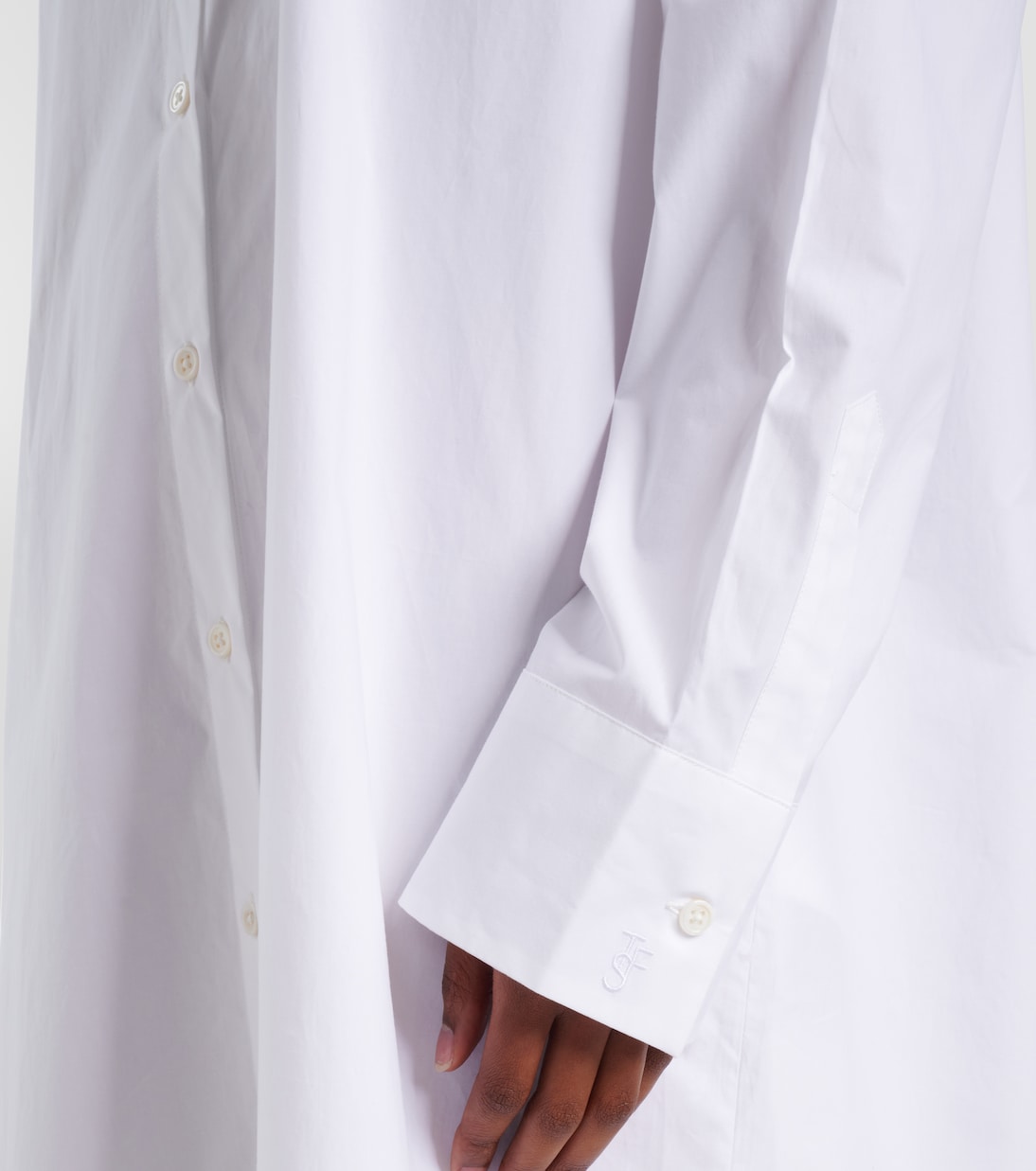 Robe chemise Helena en coton | The Frankie Shop