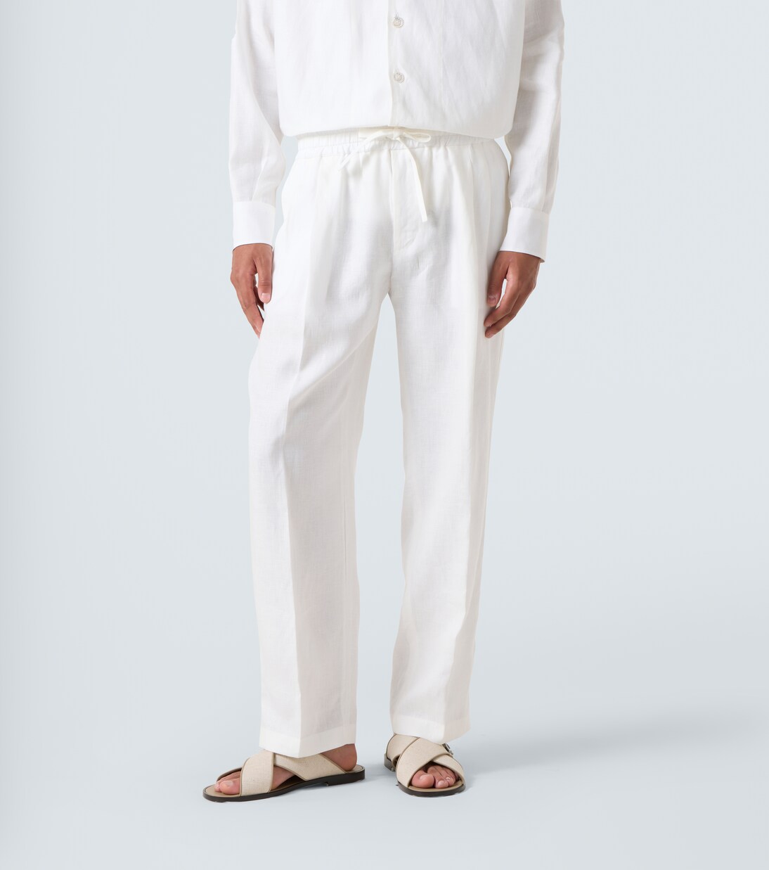 Gerade Hose aus Leinen | Dolce&Gabbana