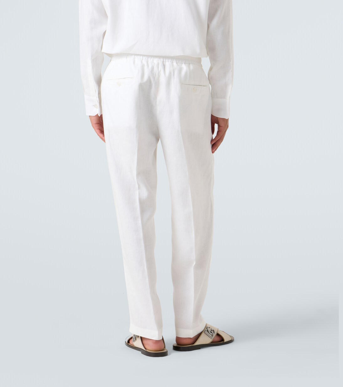 Gerade Hose aus Leinen | Dolce&Gabbana