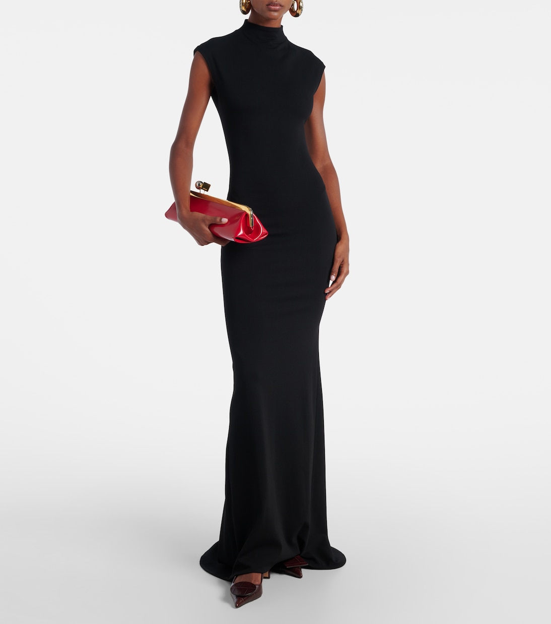 Maxikleid Alba aus Crêpe-Jersey | Jacquemus