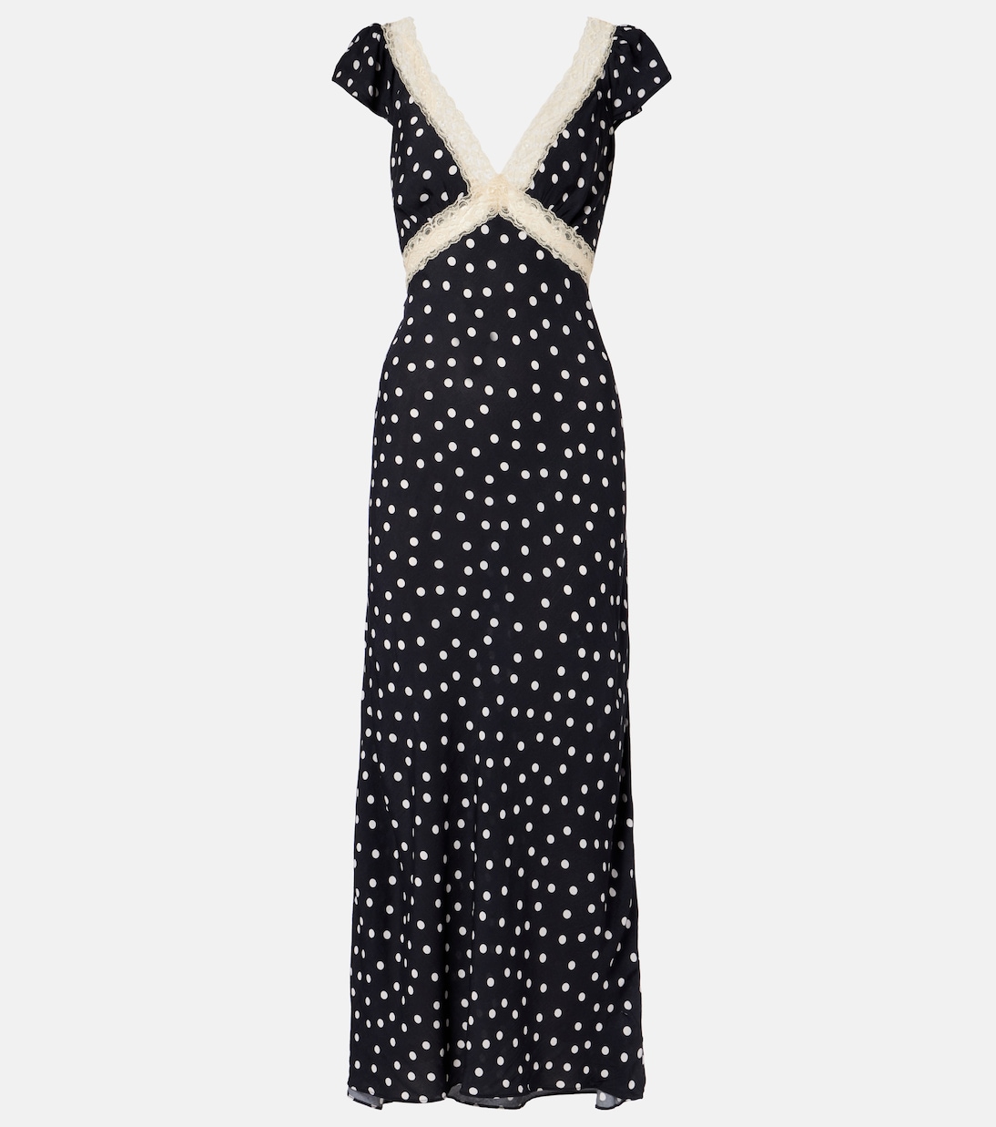 Iggy polka-dot maxi dress | Rixo