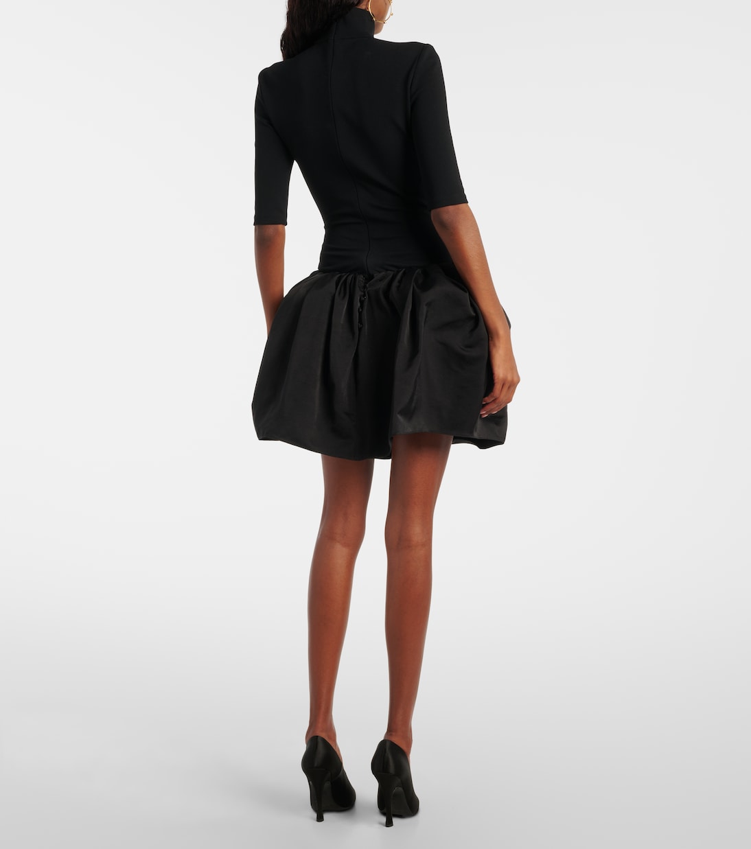 فستان قصير من القطن والحرير | Magda Butrym