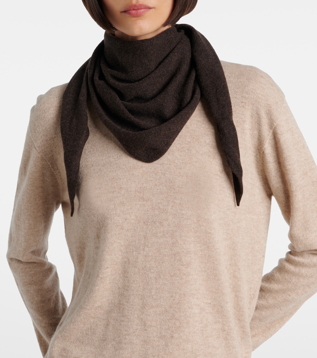 Leomine cashmere scarf | The Row