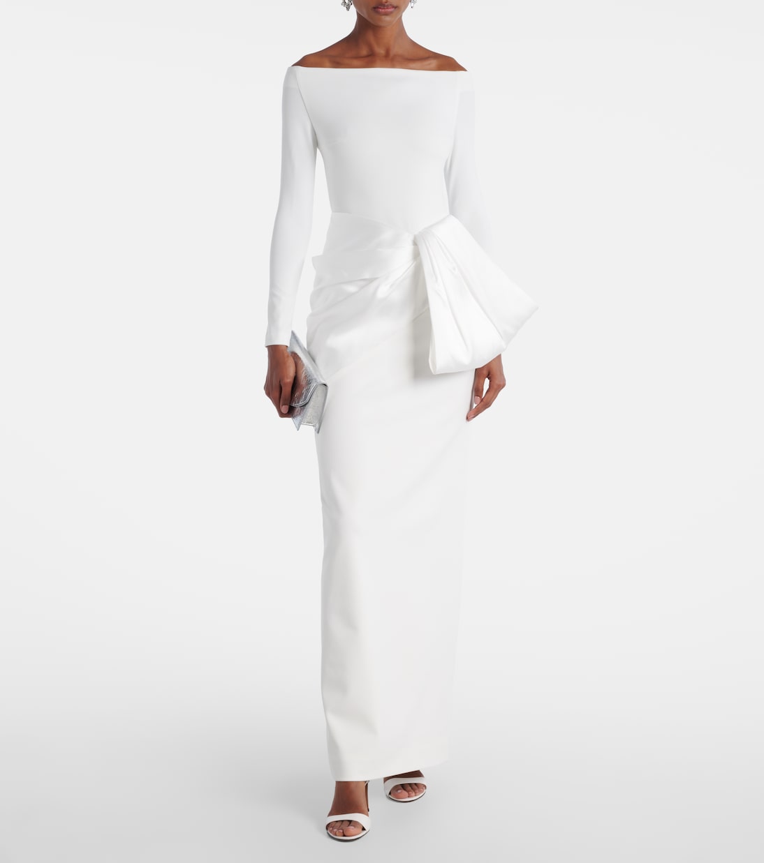 Kori satin-trimmed gown | Solace London