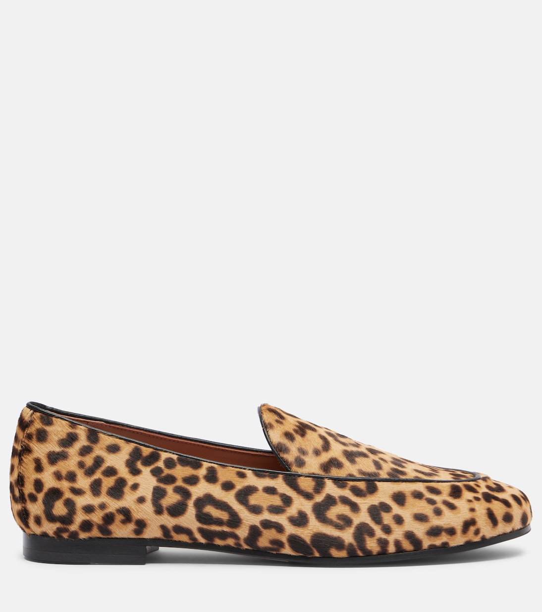 Guanto leopard-print calf hair loafers | Aquazzura