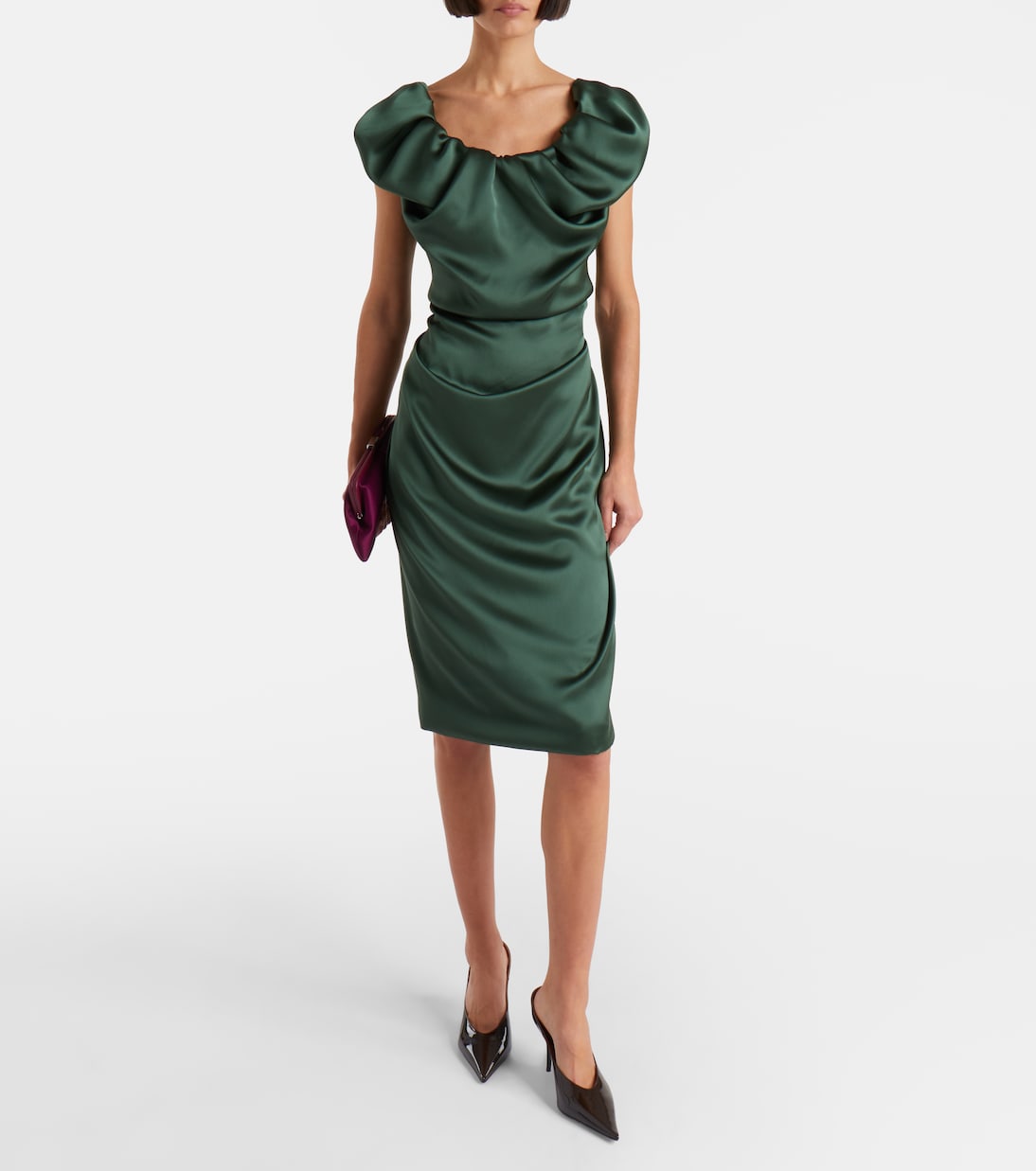 Anok 90漆皮高跟鞋 | Amina Muaddi