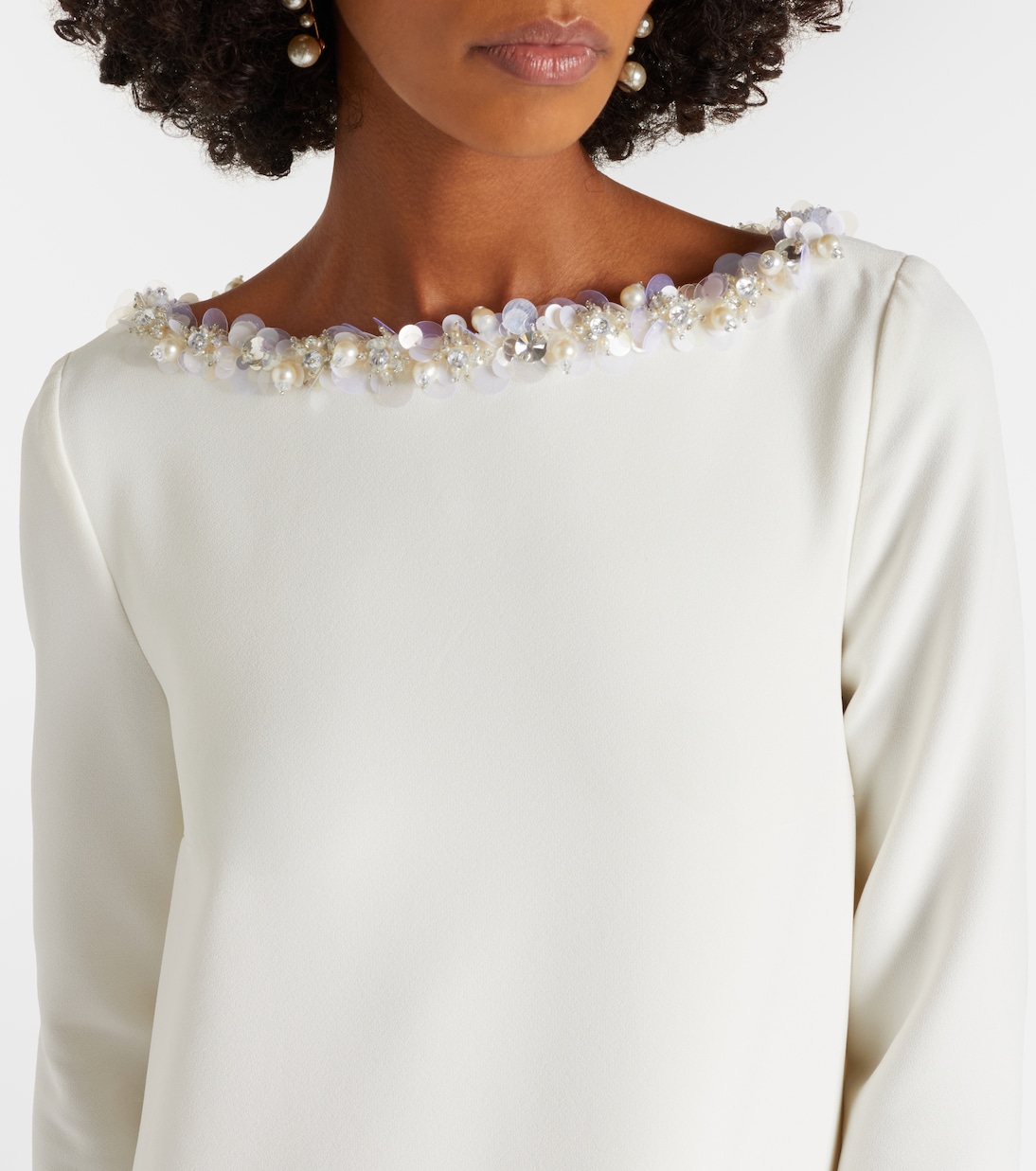 Bridal Robe Lanai aus Crêpe | Safiyaa