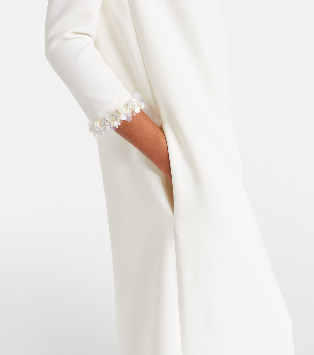 Bridal Robe Lanai aus Crêpe | Safiyaa