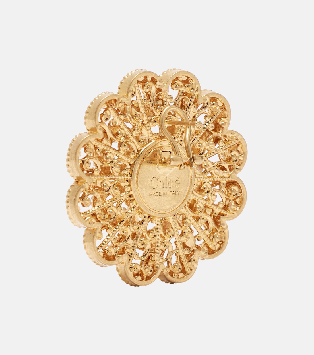 Chloé Feather embellished earrings | Chloé