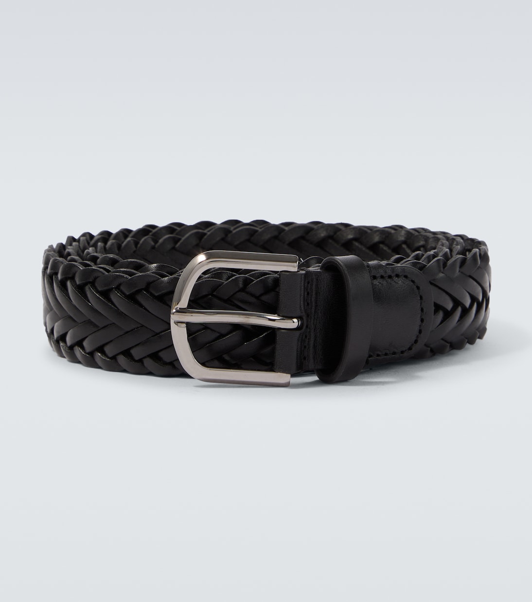 Braided leather belt | Giorgio Armani
