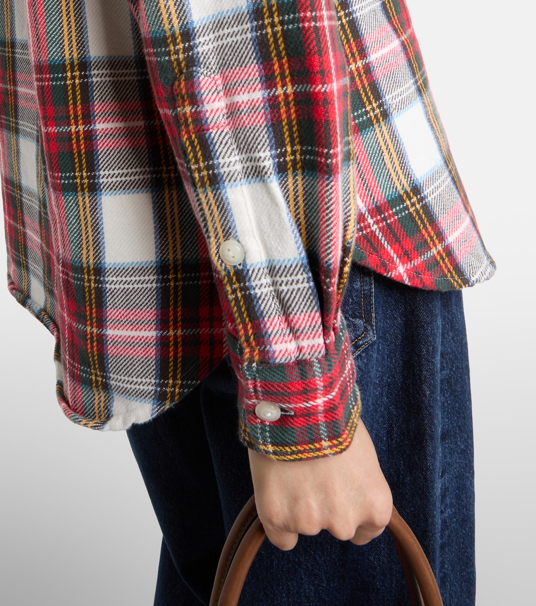 Plaid cotton fleece shirt | Polo Ralph Lauren