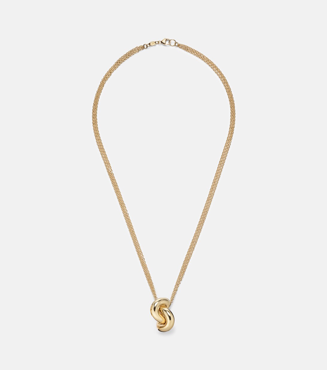 Legacy Knot Big 18kt gold necklace | Engelbert