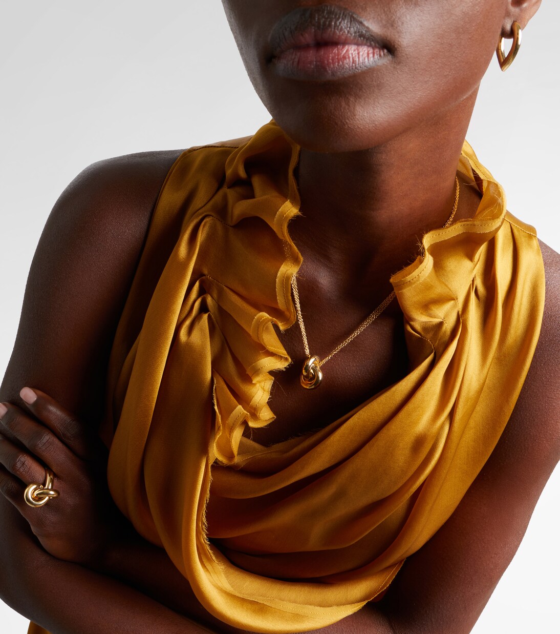 Legacy Knot Big 18kt gold necklace | Engelbert