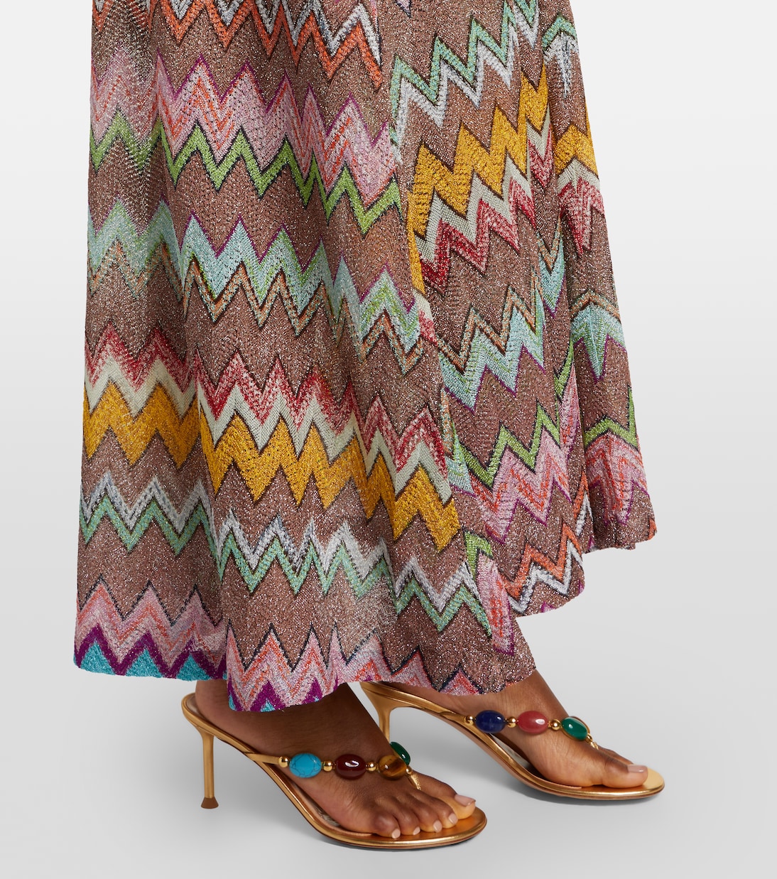 Robe de plage Zigzag en lamé | Missoni
