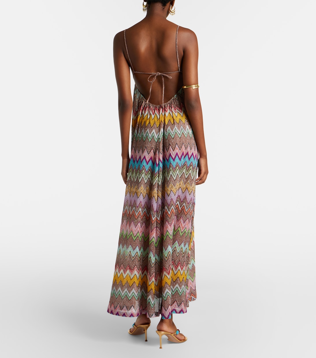 Robe de plage Zigzag en lamé | Missoni