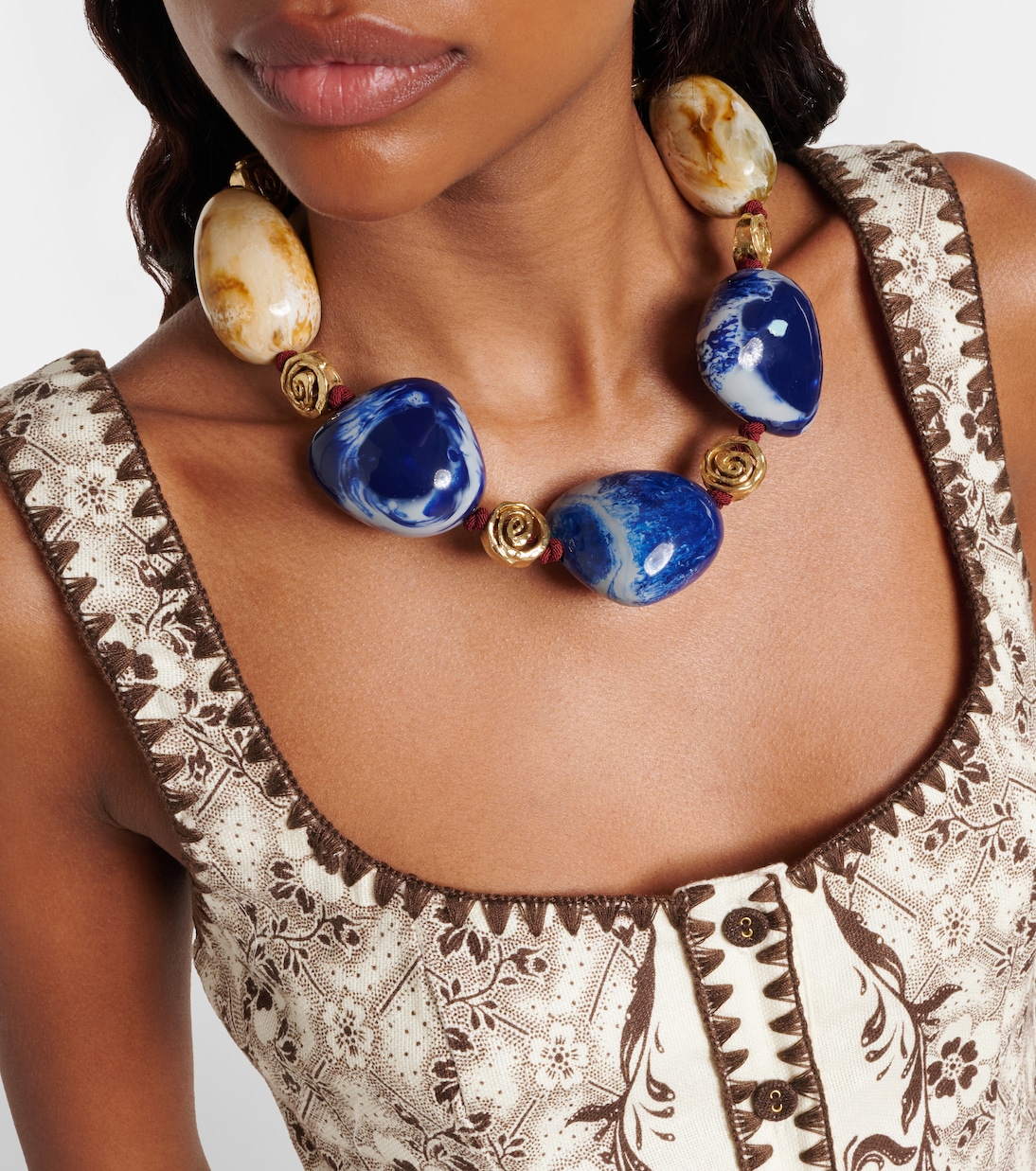 Le Jardin beaded necklace | Alémais
