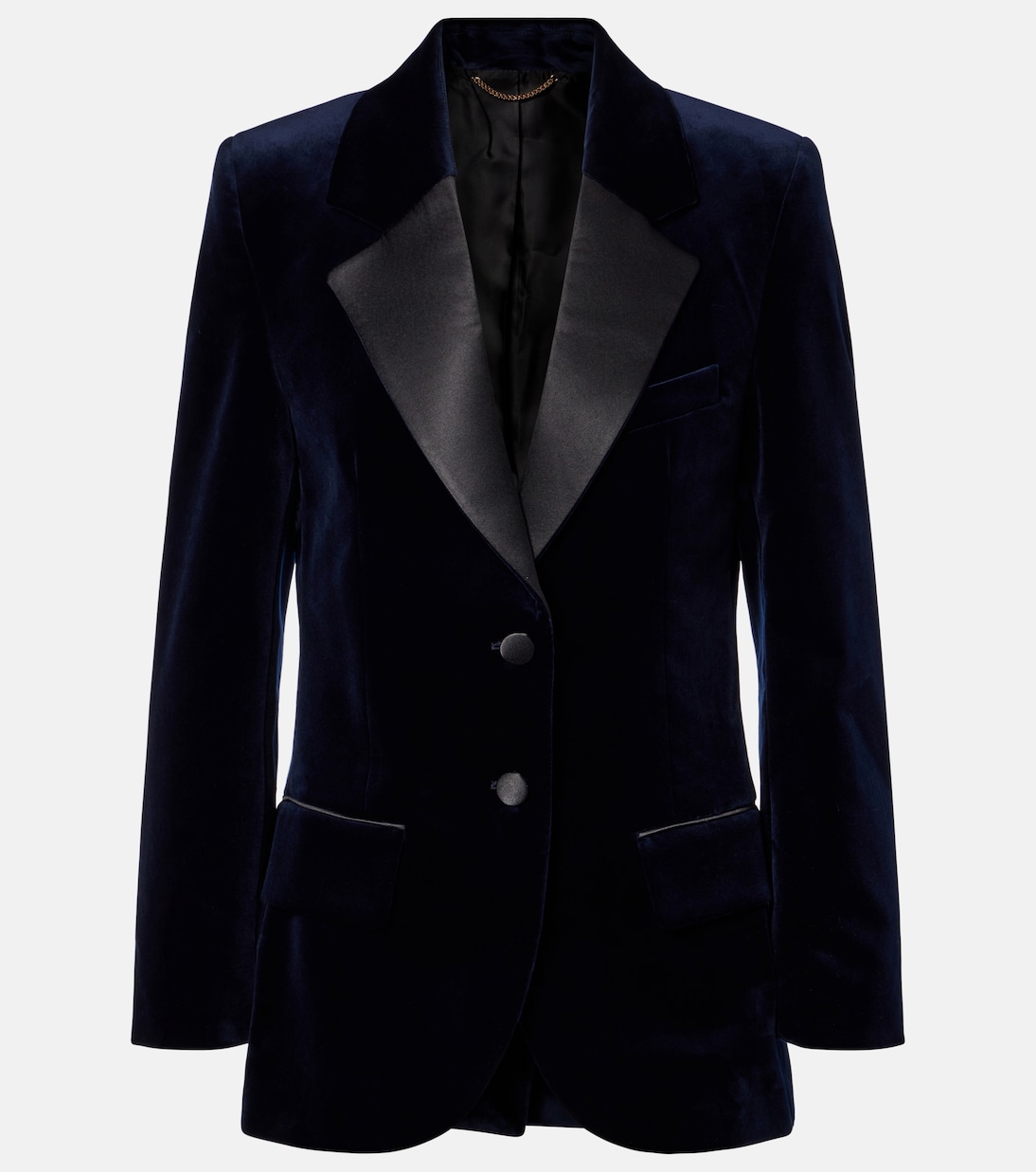 Cotton-blend velvet blazer | Victoria Beckham