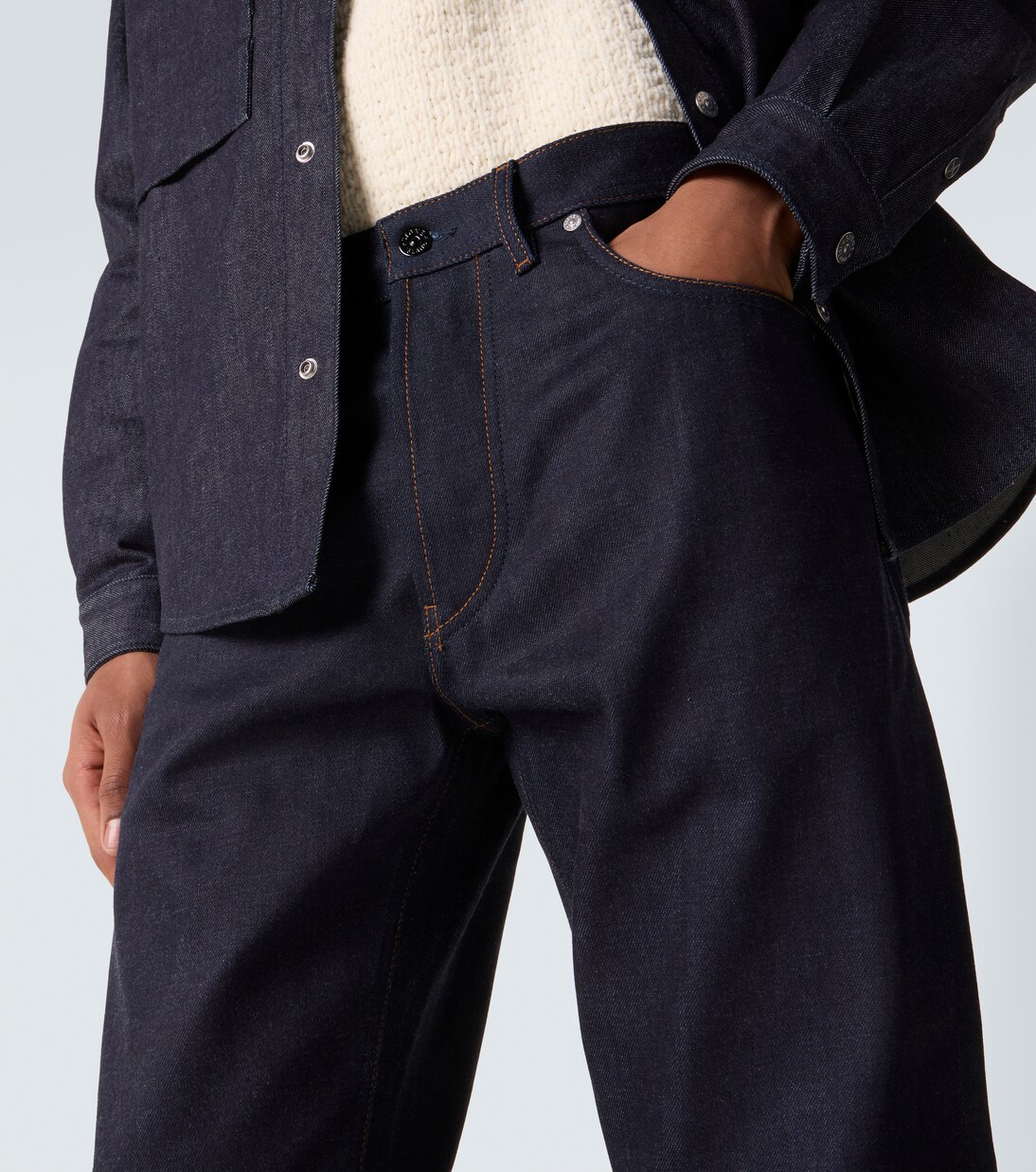 Mid-Rise Straight Jeans | Stone Island