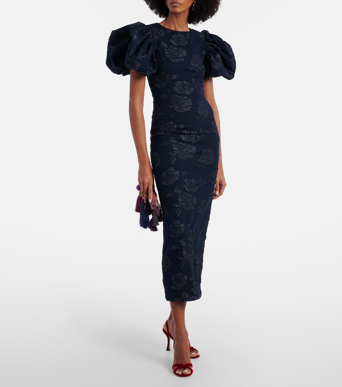 Midikleid Ruby aus Jacquard | Rotate