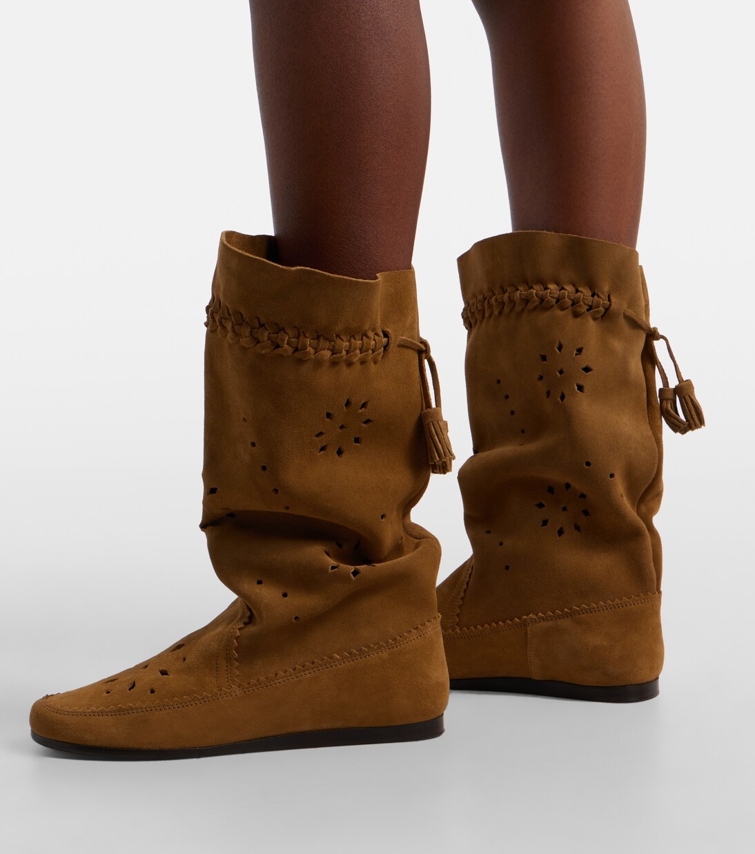 Welky laser-cut suede mid-calf boots | Isabel Marant