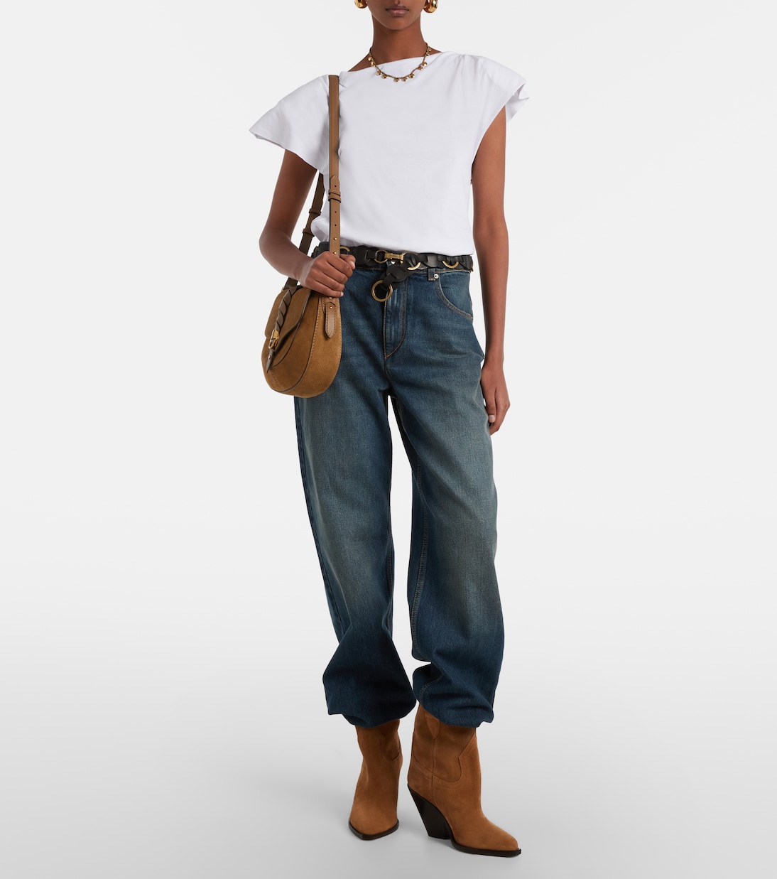 Schultertasche Altay Small aus Veloursleder | Isabel Marant