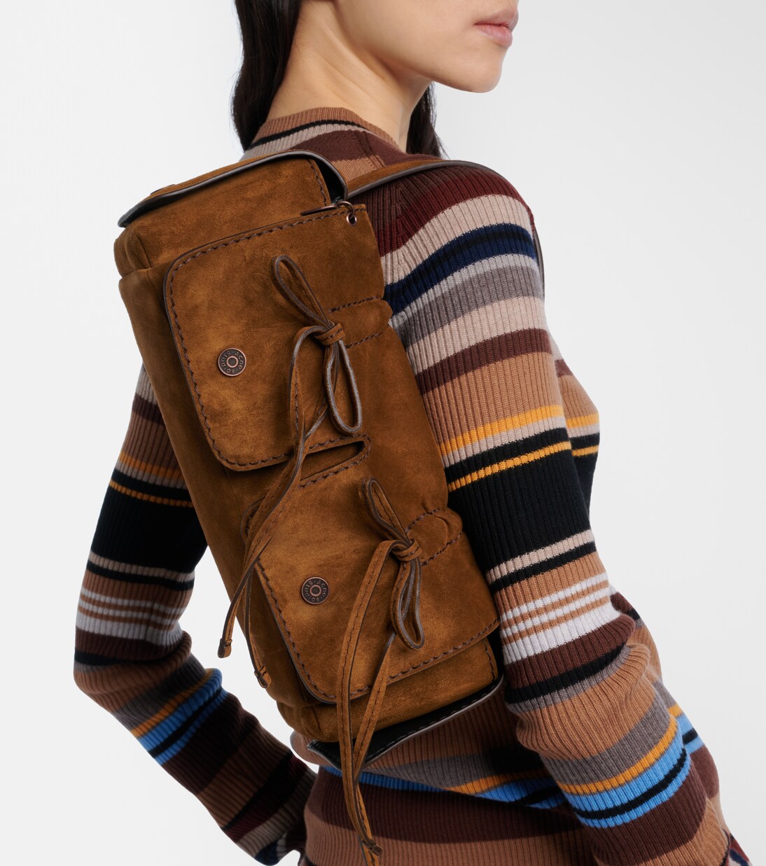Suede shoulder bag | Acne Studios
