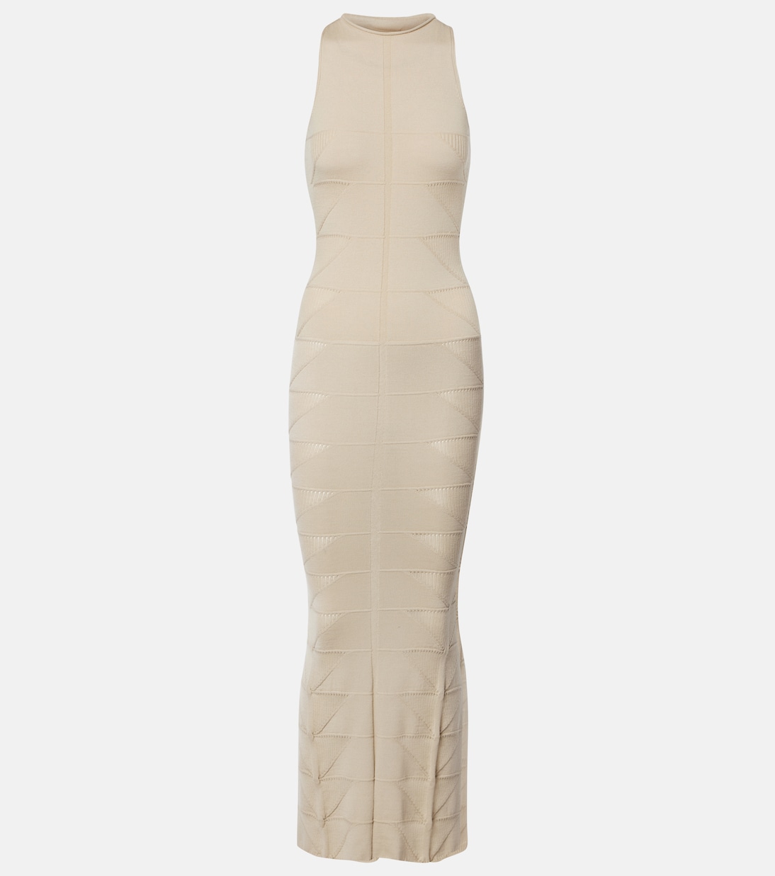 Motivo virgin wool maxi dress | Rick Owens