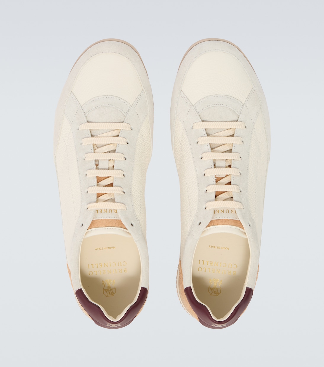 Baskets en cuir et daim | Brunello Cucinelli