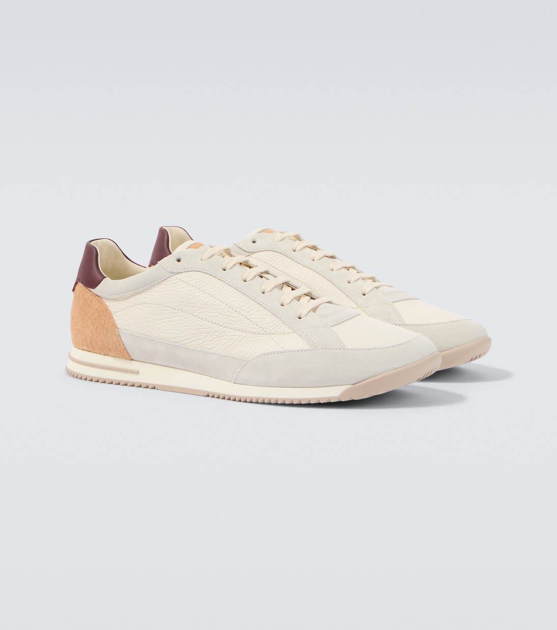 Baskets en cuir et daim | Brunello Cucinelli
