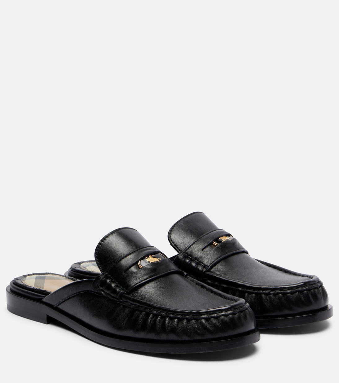 Slippers aus Leder | Burberry