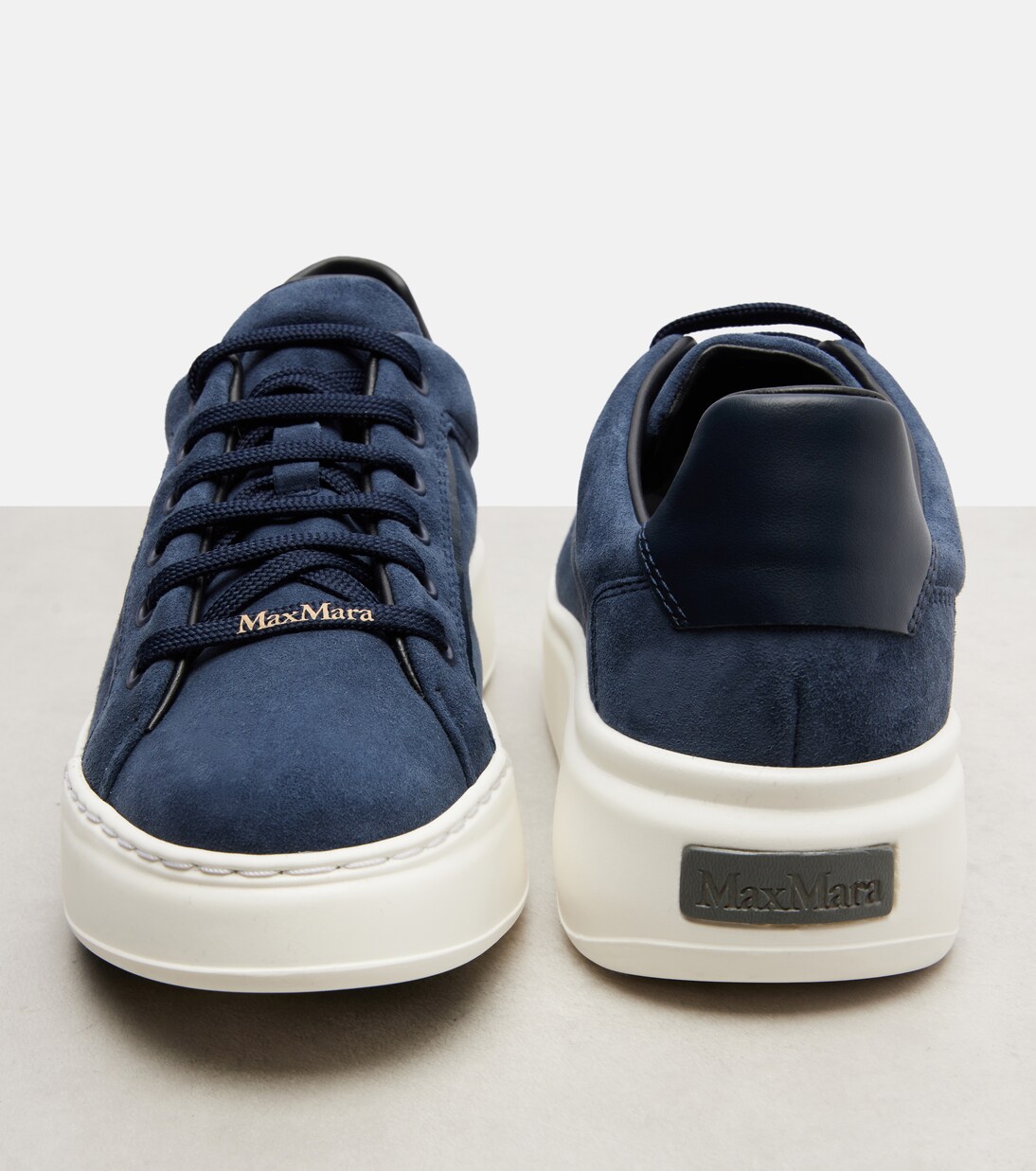 Suede platform sneakers | Max Mara