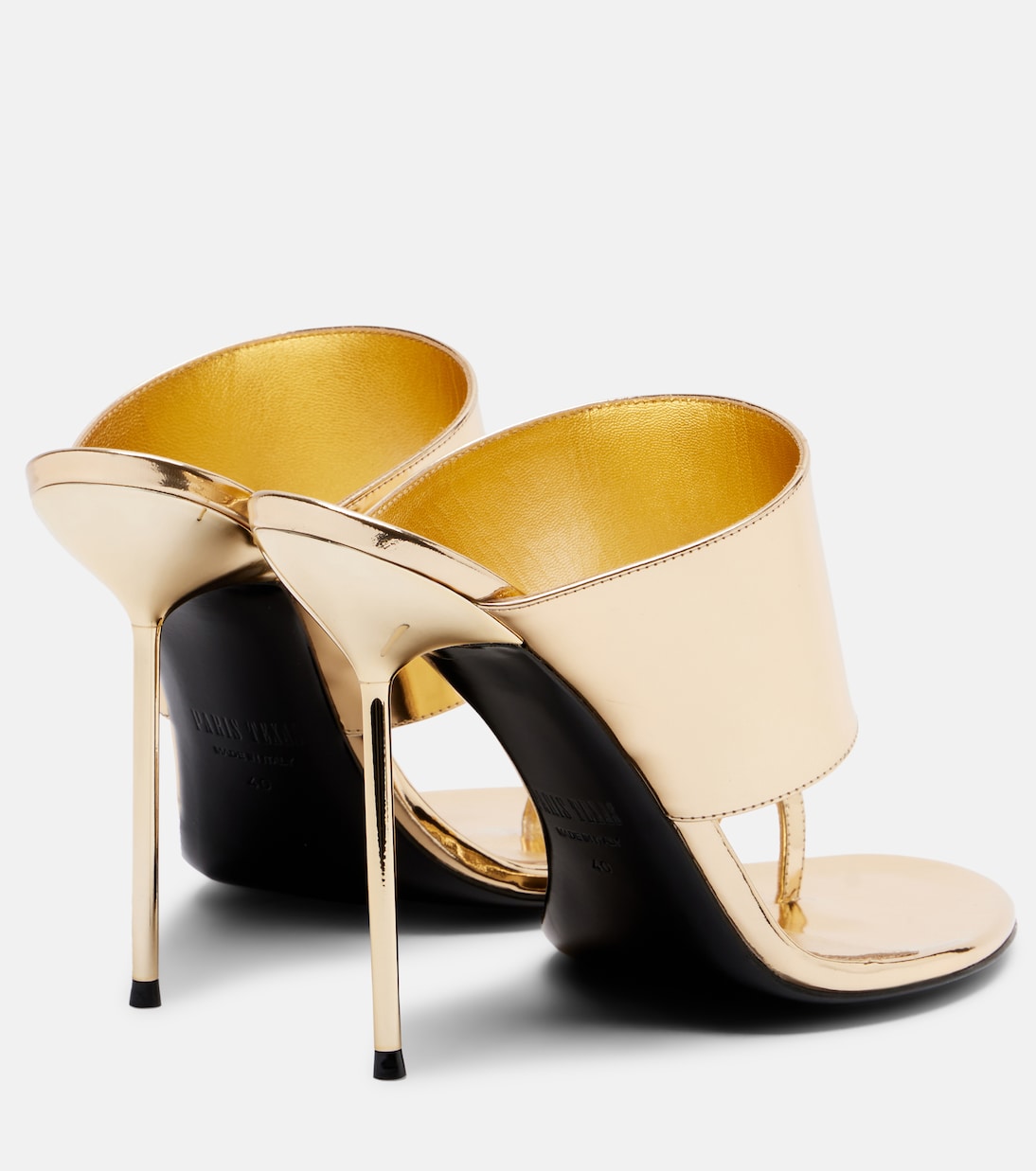 Lidia 105 patent leather mules | Paris Texas