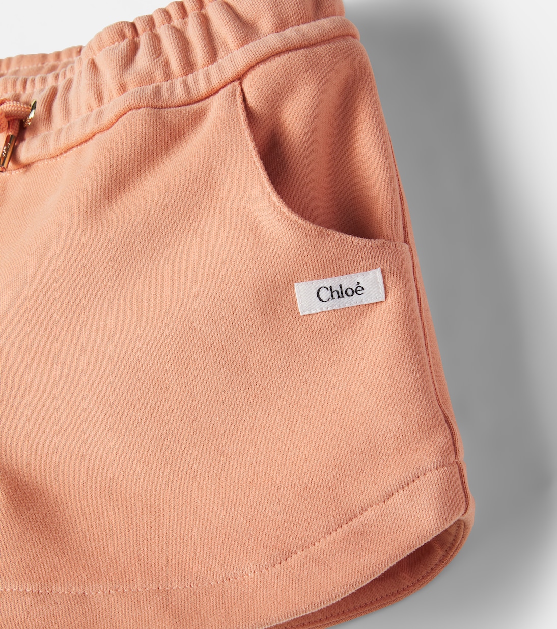 Cotton jersey shorts | Chloé Kids