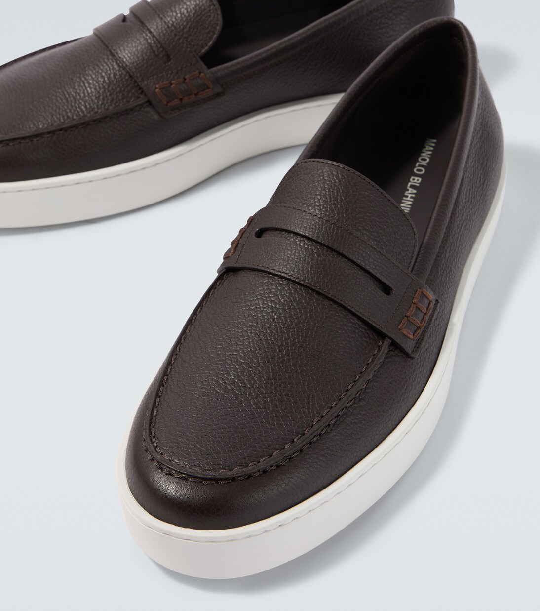 Ellis leather loafers | Manolo Blahnik