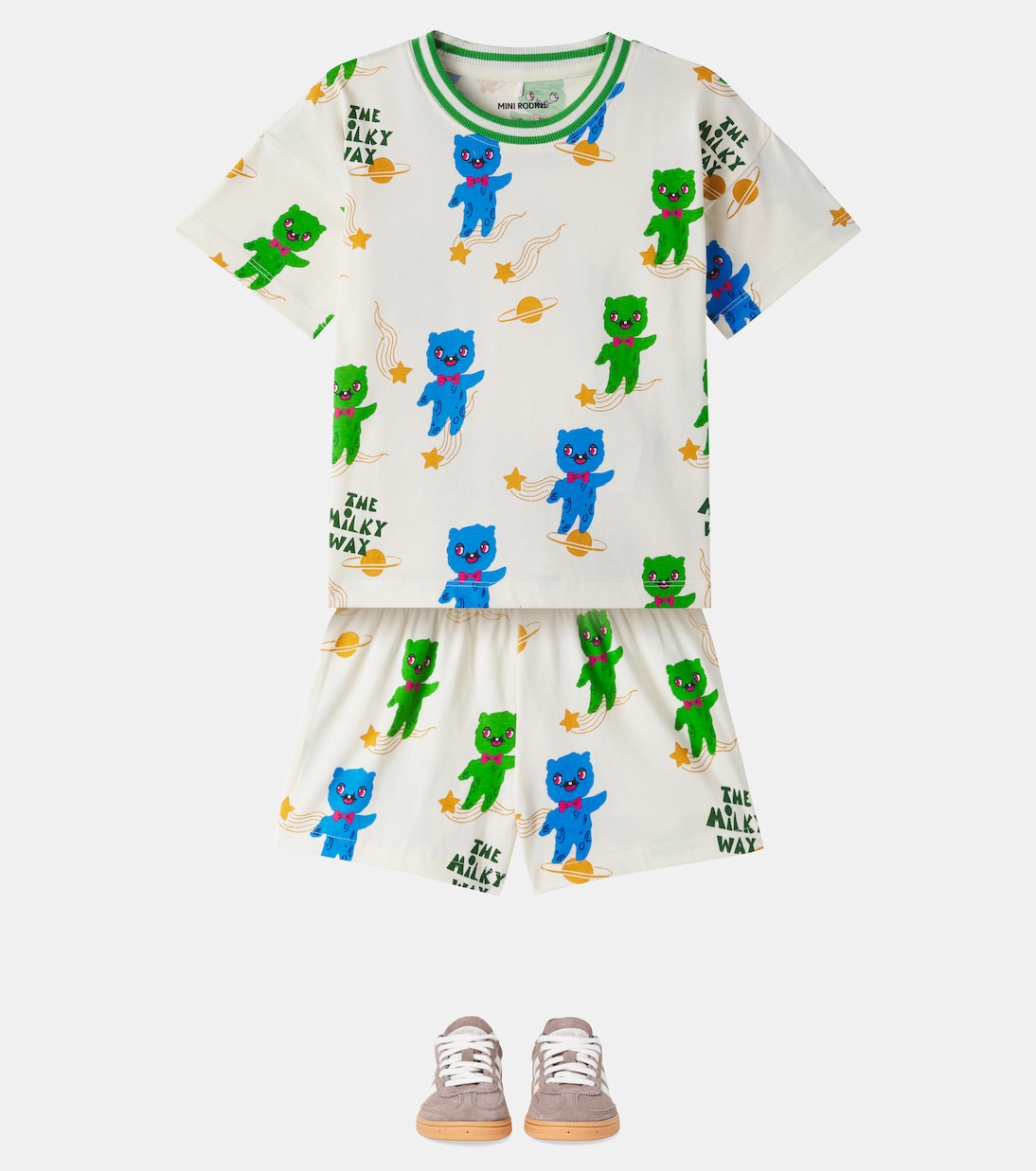 T-shirt Alien en coton | Mini Rodini