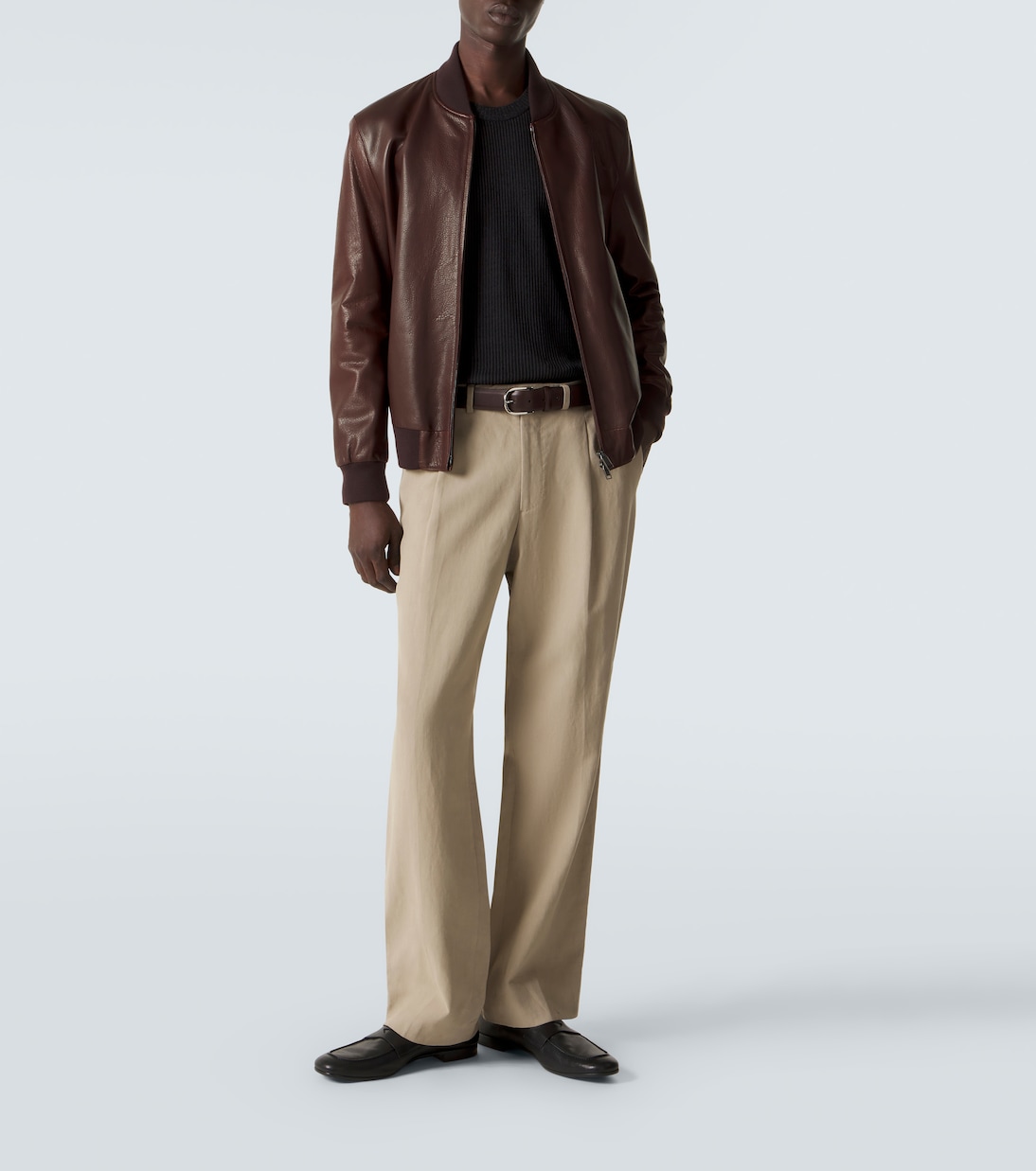 Tank top in cotone, lino e seta a coste | Brioni