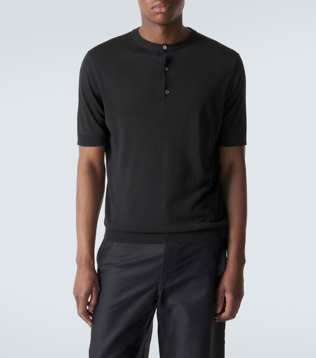 Silk and linen T-shirt | Thom Sweeney