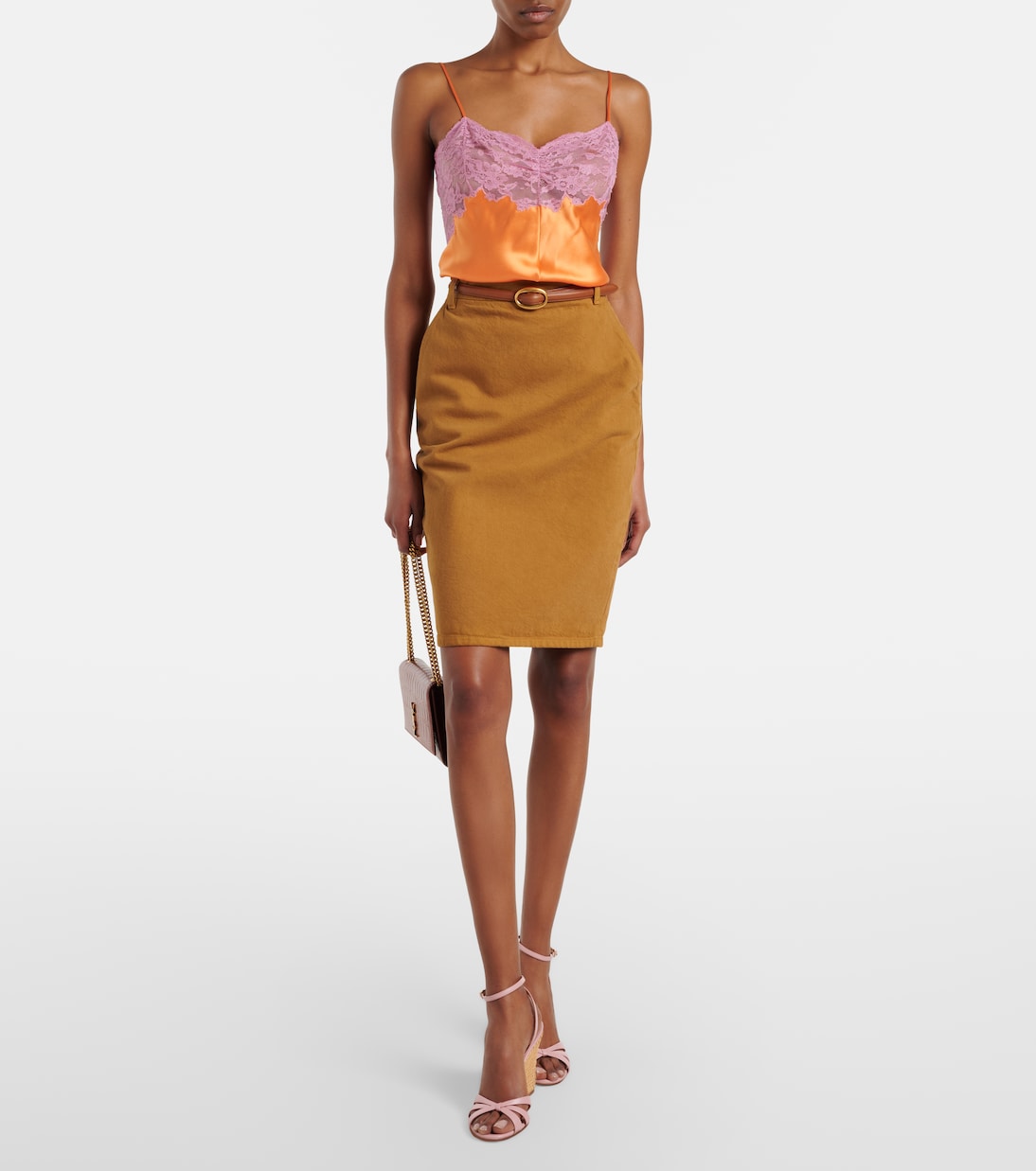 Sandales compensées Tati en cuir | Aquazzura