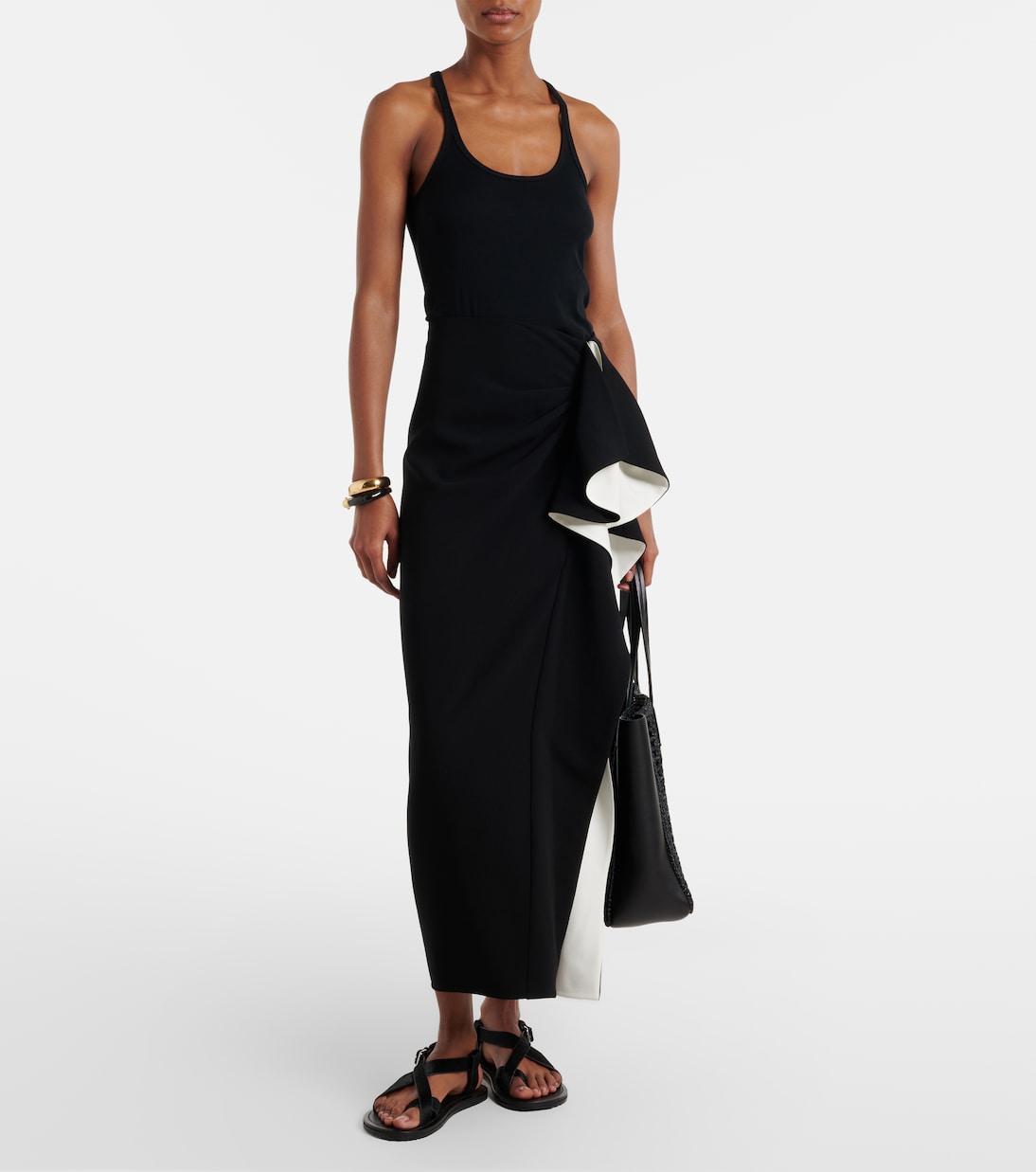 Ora calf hair sandals | A.Emery