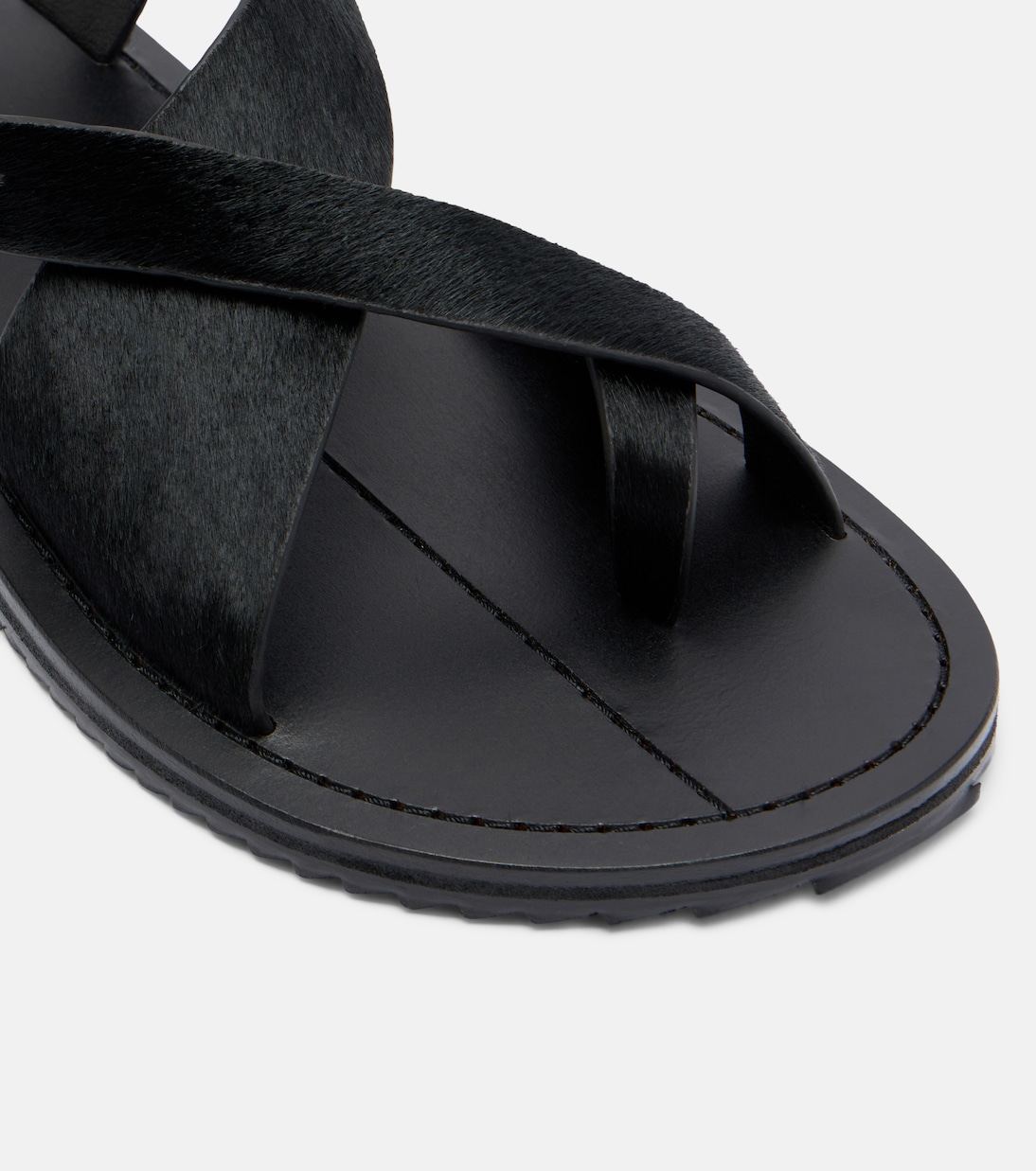 Ora calf hair sandals | A.Emery