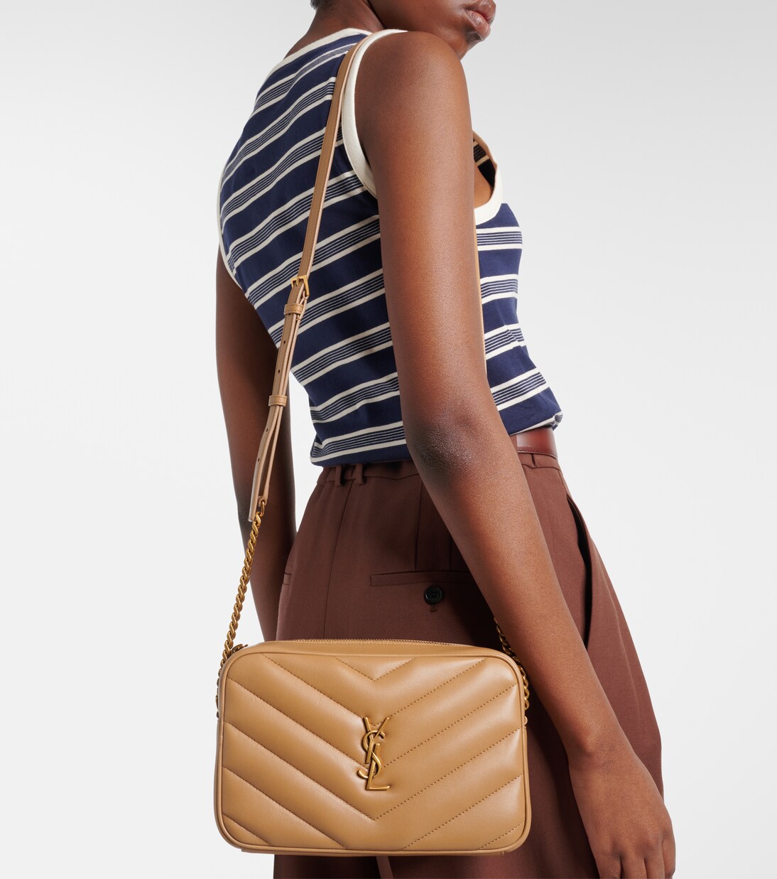 Schultertasche Loulou Mini aus Leder | Saint Laurent